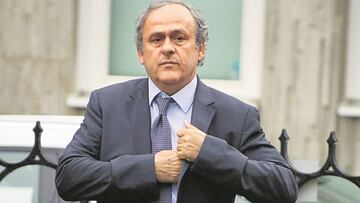Michel Platini (64 años) en una foto reciente.