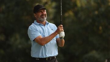 El golfista español Jose Maria Olazabal compite durante el Ascension Charity Classic en el Norwood Hills Country Club de St Louis, Missouri.