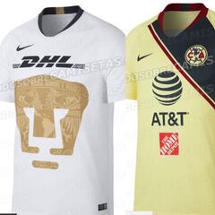 Las posibles camisetas de los equipos para el Apertura 2018