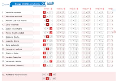 Pronóstico de la Quiniela de fútbol jornada 58 - 22/04/25