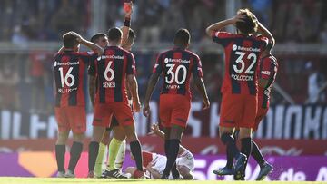 San Lorenzo apelará la roja vista por Coloccini en el Clásico