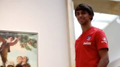 El Atlético de Madrid presentó a su nueva figura en un museo