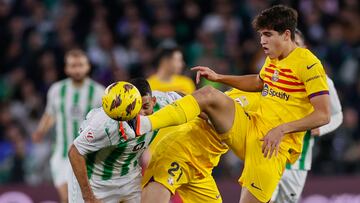 Pau Cubars¨ª, en el partido contra el Betis.