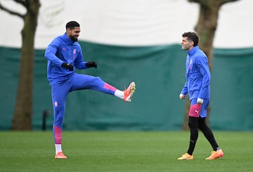 Christian Pulisic and Ruben Loftus-Cheek reunited at Milan after spending time together at Chelsea.