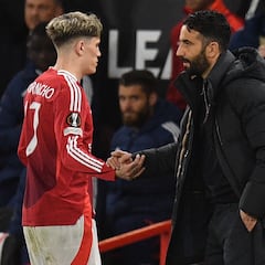 Amorim, a Garnacho: “Reza para encontrar un club que te fiche...”