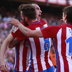 Primera victoria del Atlético en Liga ante un rival directo