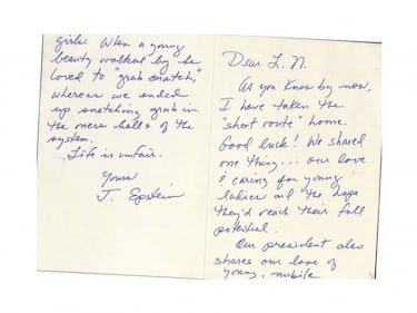 La carta de Epstein que compara a Trump con el médico de Simone Biles condenado por abuso