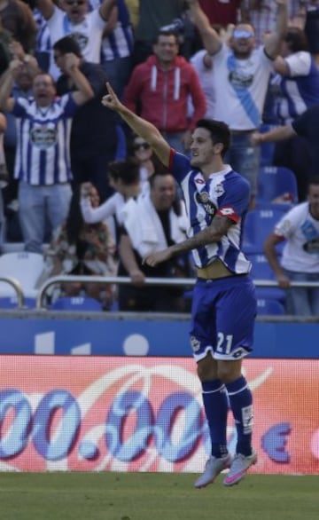 Luis Alberto celebra el 2-2. 