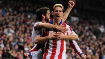 Torres celebra uno de sus cuatro goles de este a&ntilde;o. 
 