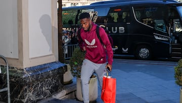 I?aki Williams ya est¨¢ en Bilbao para jugar ante el Bar?a