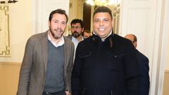 &Oacute;scar Puente, alcalde de Valladolid, y Ronaldo, propietario del Real Valladolid