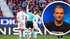 Un periodista ingl谷s contradice a Ancelotti y al propio Bellingham por la expulsi車n del madridista