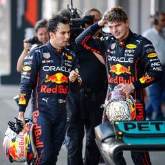 Max Verstappen se olvida de Checo Pérez