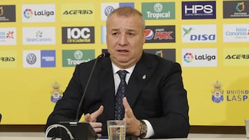 Miguel Ángel Ramírez, presidente de Las Palmas.