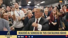 El baile de Laporta que va a ser carne de GIFS mucho tiempo en Barcelona: impresionante