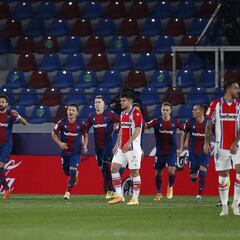 Aprobados y suspensos del Levante: Otra expulsión a favor al traste