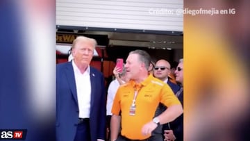 Donald Trump es visto en Miami