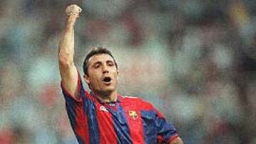 <b>ANTIMADRIDISTA.</b> Hristo Stoichkov, ex jugador del FC Barcelona y del Chicago Fire de los Estados Unidos, expresó su odio hacia el Real Madrid y admitió que no le gusta hablar del club blanco, pues le da "ganas de vomitar".