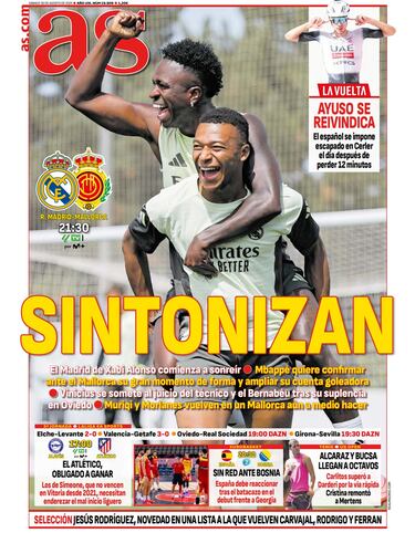 Las portadas de AS de agosto