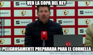 La derrota del Atleti protagoniza los mejores memes de la jornada de Copa del Rey