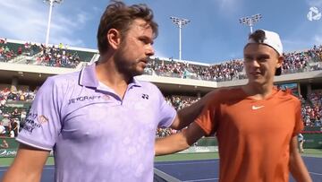 Wawrinka se venga de Rune y el danés se revuelve