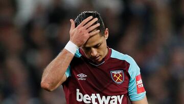 'Chicharito' y West Ham se acercan al fondo de la tabla