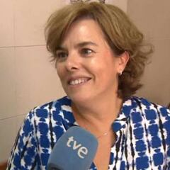 Soraya Saénz de Santamaría reaparece cinco años después