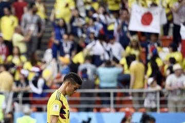 Colombia perdió en el primer partido ante Japón en Rusia 2018. Más de 25 mil colombianos apoyaron en Saransk