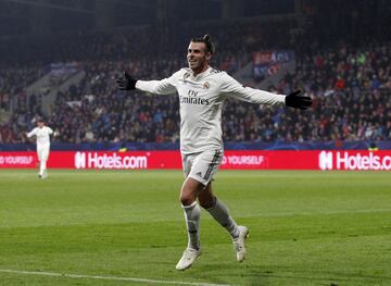 0-4. Gareth Bale celebró el cuarto gol.