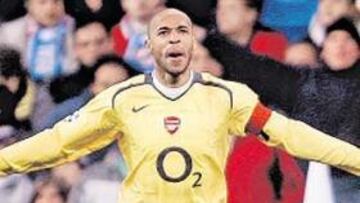 <b>YA GANÓ EN MADRID. </b>Henry conquistó el Bernabéu en los octavos de la Champions League.