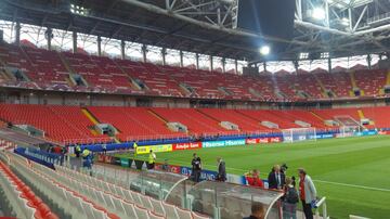 El Spartak Arena de Moscú, por dentro. 