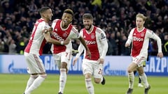 Juve nab away goal but Ajax given hope after Neres leveller