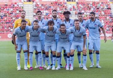 Once inicial del Atlético de Madrid 