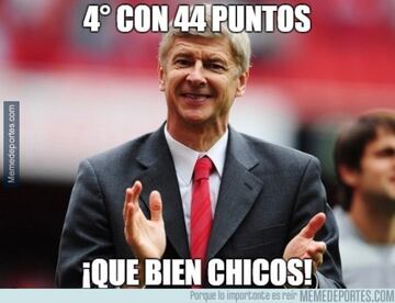 Los memes más divertidos de la carrera de Wenger