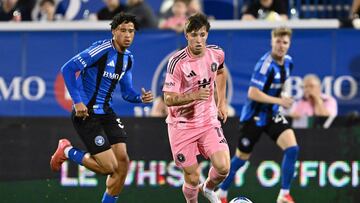 MONTREAL, QUEBEC - JULY 05: Baltasar Rodriguez #11 of Inter Miami CF controls the ball during the MLS match between CF Montreal and Inter Miami CF at Saputo Stadium on July 05, 2025 in Montreal, Quebec. Minas Panagiotakis/Getty Images/AFP (Photo by Minas Panagiotakis / GETTY IMAGES NORTH AMERICA / Getty Images via AFP)