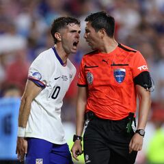 Who is the referee for USMNT - Canada in the September internationals?