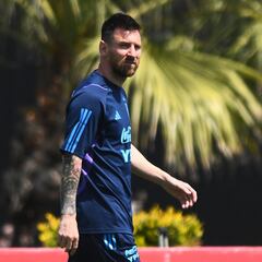 Messi le da buenas noticias a Argentina e Inter Miami tras apuntar a la titularidad ante Perú
