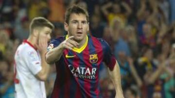 Messi fue clave en el triunfo del Barça ante el Sevilla.