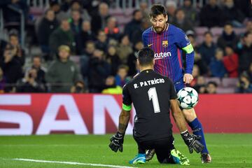 Leo Messi y Rui Patricio.