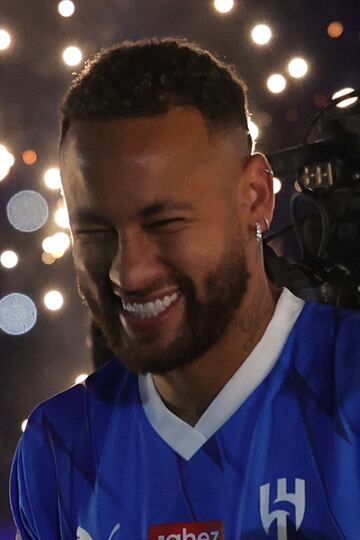 El King Fahd International Stadium ha podido ver la mejor sonrisa de Neymar.