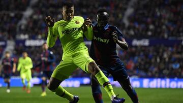 Murillo pasa la prueba del Camp Nou ante el Levante