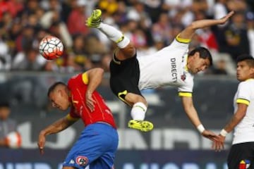 El amargo debut de Guede en Colo Colo, en imágenes