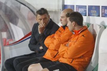 St. Gallen-Valencia. Djukic en el banquillo.