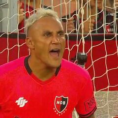 Insólito registro de Keylor Navas