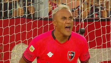 Insólito registro de Keylor Navas