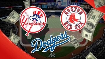 Los Ángeles Dodgers y Red Sox solo detrás de NY Yankess en este conteo