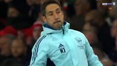 Captan la orden a Rice para que tirase a puerta por fuera de la barrera: fíjense en el detalle