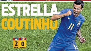 Coutinho, bandera cul¨¦ en el Mundial