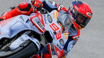 Marc Márquez, durante el GP de España, en Jerez.