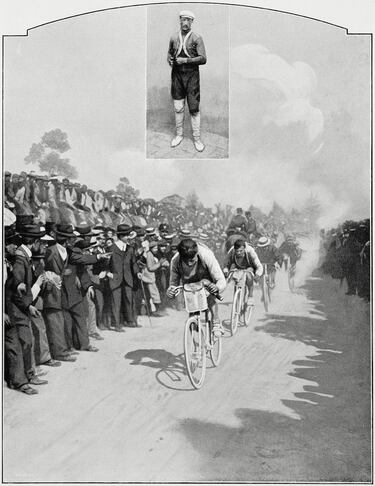 El ciclista de principios del siglo XX es el primer ganador del Giro de Italia. Lo hizo en 1909, en su primera edición, en la que ganó también tres etapas.  
